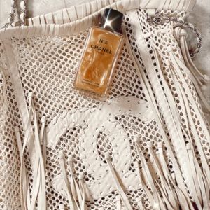 Chanel Crochet Mesh Tote Bag